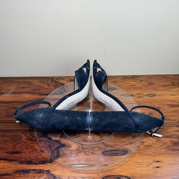 NEW Sam Edelman Yancy Ankle Strap Suede Heel Sandals - Picture 14 of 17